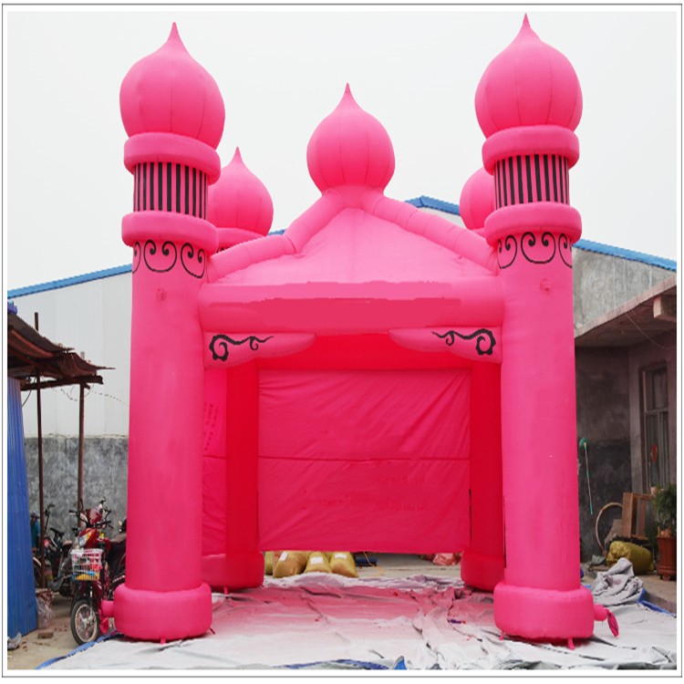杜集粉色帐篷